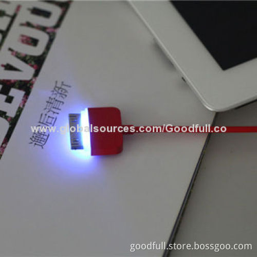 8-different Colors Design 1/2/3m Cable for iPhone 4